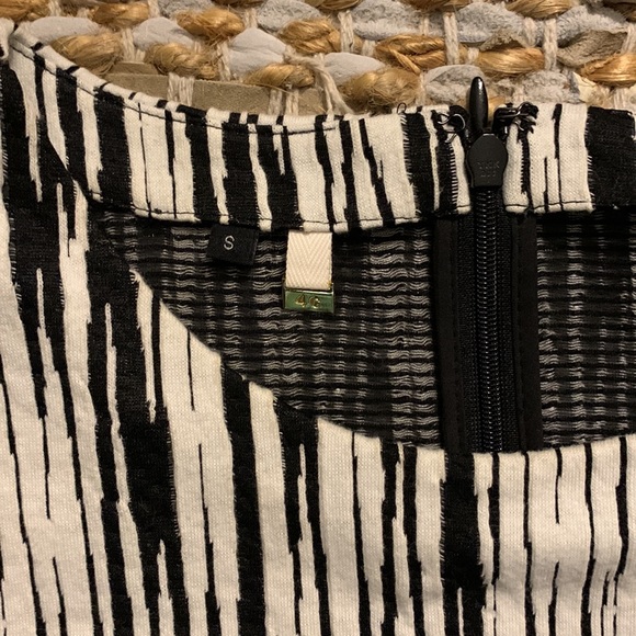 🖤🤍Anthropologie 4.Collective 4C Black and White Shift Dress - Picture 3 of 10